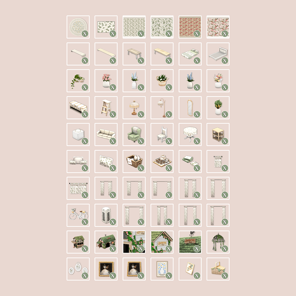 Галерея мода Коллекция мебели Summer Garden P1 #1